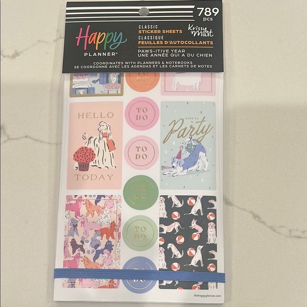 Happy Planner BRAND NEW Paws-itive sticker book